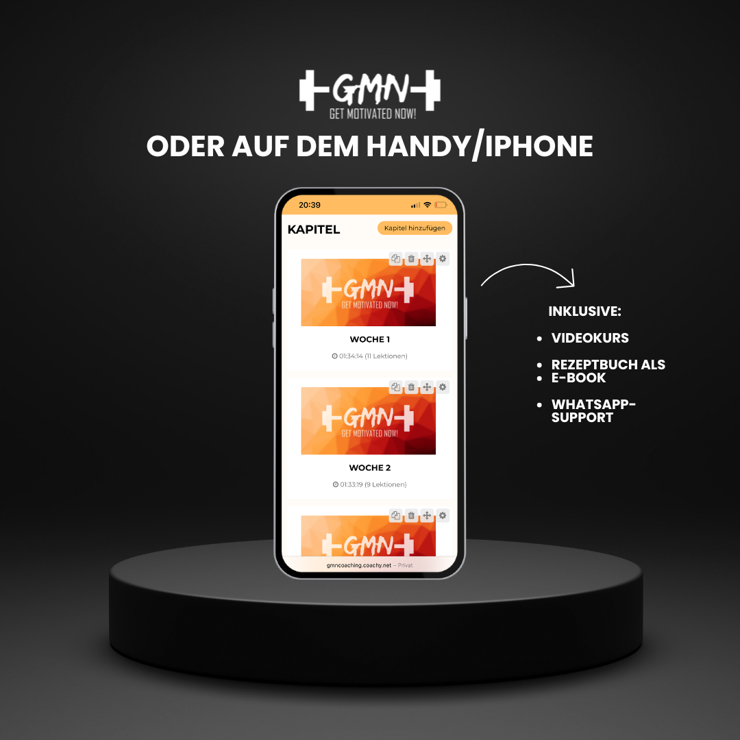 Gesund abnehmen in 8 Wochen – Der Videokurs für deinen Neustart