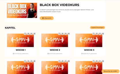 DIE BLACKBOX - Videokurs und Hybridcoaching